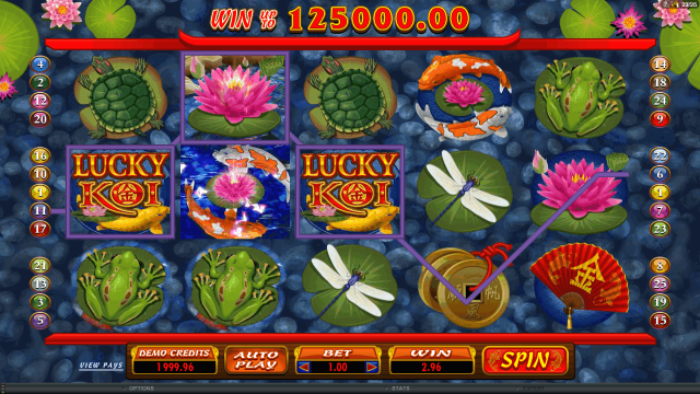 Игровой интерфейс Lucky Koi 7