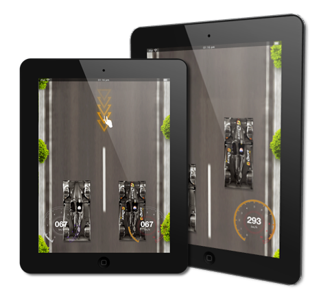 G-drive промо-игра на iPad для сети АЗС Газпромнефть